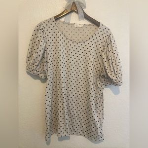 89th & Madison Polkadot top
